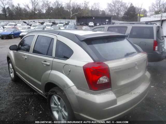 1B3CB3HA4AD568687 - 2010 DODGE CALIBER MAINSTREET TAN photo 3