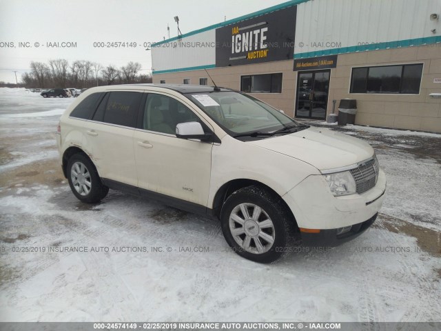 2LMDU88C17BJ07683 - 2007 LINCOLN MKX WHITE photo 1