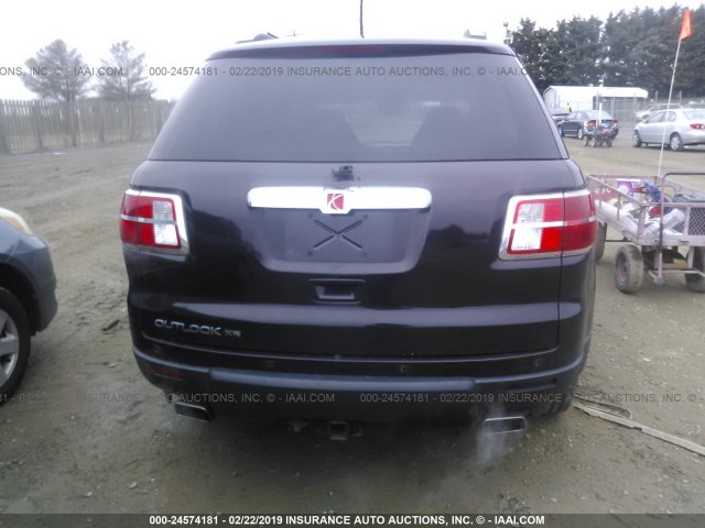 5GZER237X8J179894 - 2008 SATURN OUTLOOK XR იასამნისფერი ფოტო 6