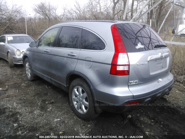 JHLRE48798C032055 - 2008 HONDA CR-V EXL SILVER photo 3