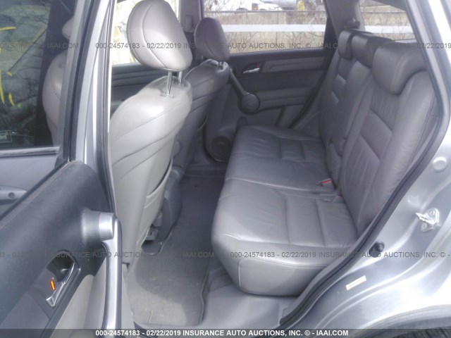 JHLRE48798C032055 - 2008 HONDA CR-V EXL SILVER photo 8