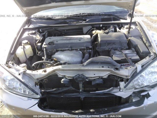 4T1BE32K64U881131 - 2004 TOYOTA CAMRY LE/XLE/SE GOLD photo 10