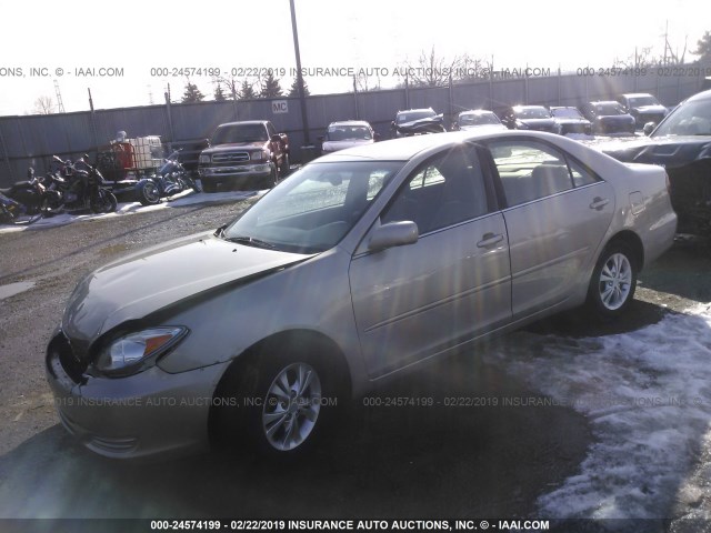 4T1BE32K64U881131 - 2004 TOYOTA CAMRY LE/XLE/SE GOLD photo 2