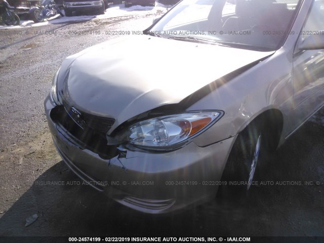 4T1BE32K64U881131 - 2004 TOYOTA CAMRY LE/XLE/SE GOLD photo 6