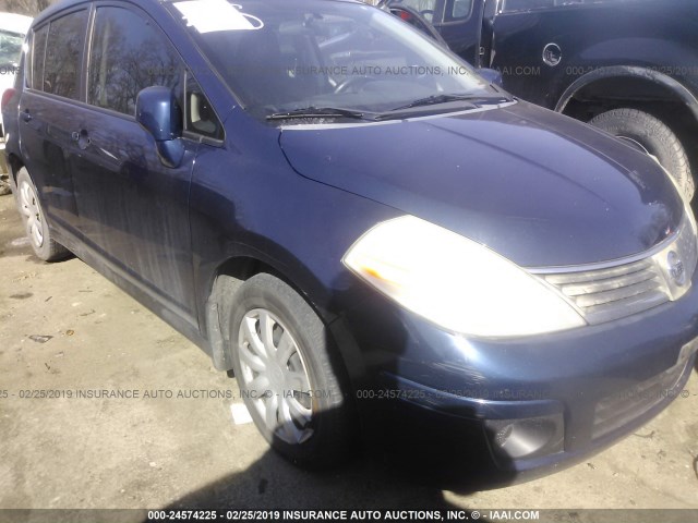 3N1BC13E67L406362 - 2007 NISSAN VERSA S/SL BLUE photo 1