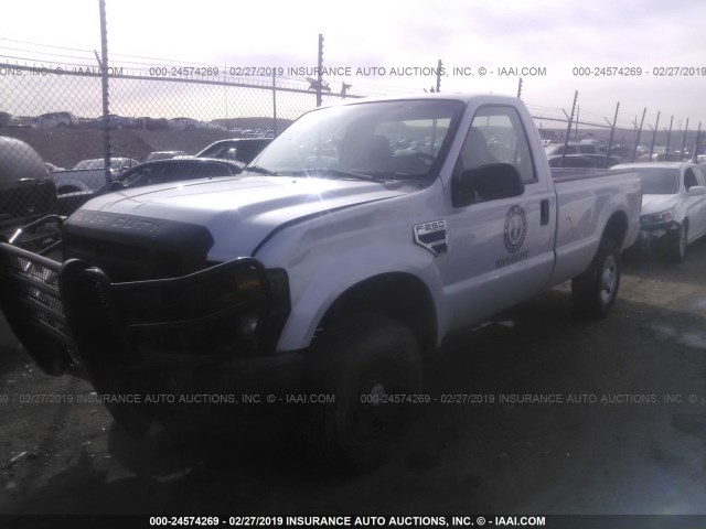 1FTSF21Y08ED99627 - 2008 FORD F250 SUPER DUTY SILVER photo 2