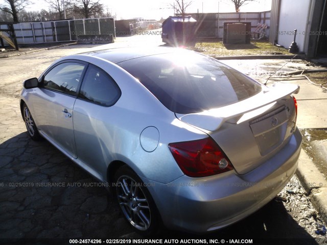 JTKDE177X60101379 - 2006 TOYOTA SCION TC 银色 照片 3