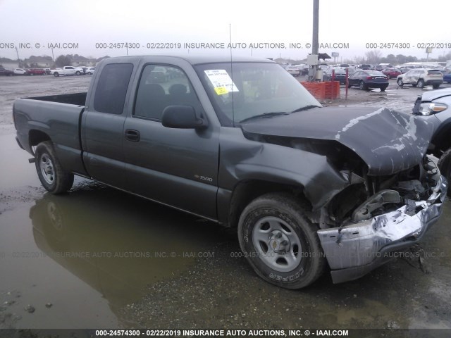 2GCEC19W821366497 - 2002 CHEVROLET SILVERADO C1500 GRAY photo 1