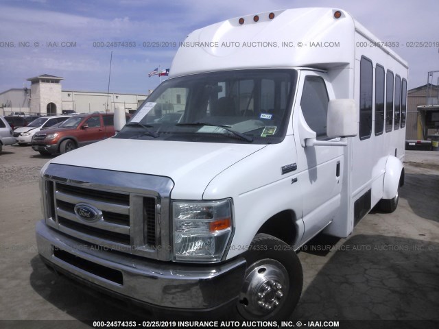 1FDWE3FL1BDA54526 - 2011 FORD ECONOLINE E350 SUPER DUTY CTWAY VAN Unknown photo 2