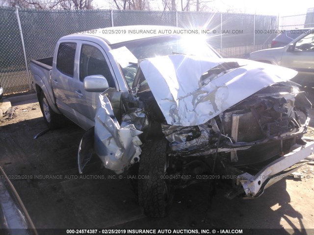 3TMLU4EN1BM066537 - 2011 TOYOTA TACOMA DOUBLE CAB 银色 照片 1