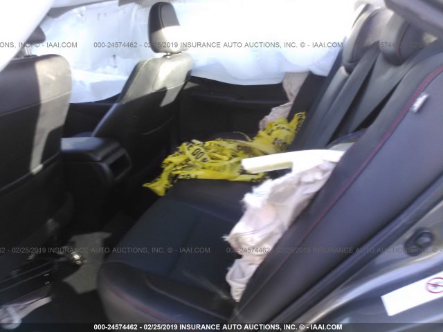 4T1BF1FK8HU427691 - 2017 TOYOTA CAMRY LE/XLE/SE/XSE GRAY photo 8