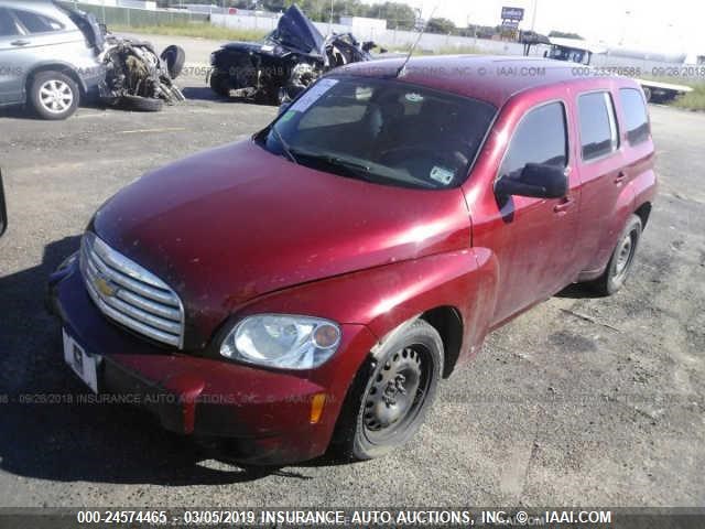 3GNCA13D78S661874 - 2008 CHEVROLET HHR LS MAROON photo 2