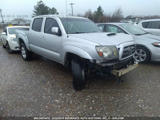 3TMJU4GN7AM101715 - 2010 TOYOTA TACOMA DOUBLE CAB PRERUNNER SILVER photo 1