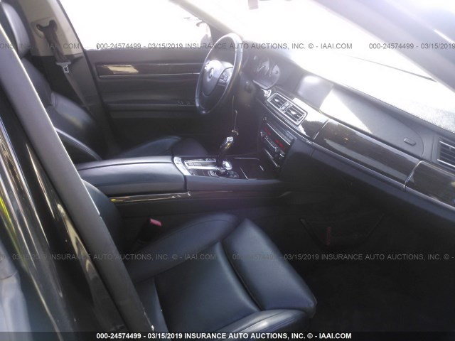 WBAKC8C5XBC431577 - 2011 BMW 750 BLACK photo 5