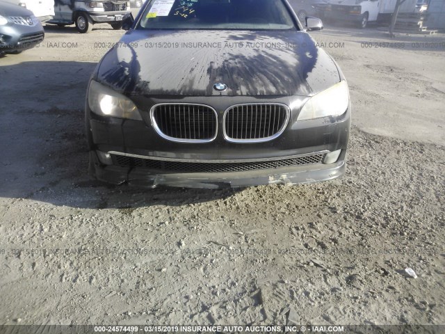 WBAKC8C5XBC431577 - 2011 BMW 750 BLACK photo 6
