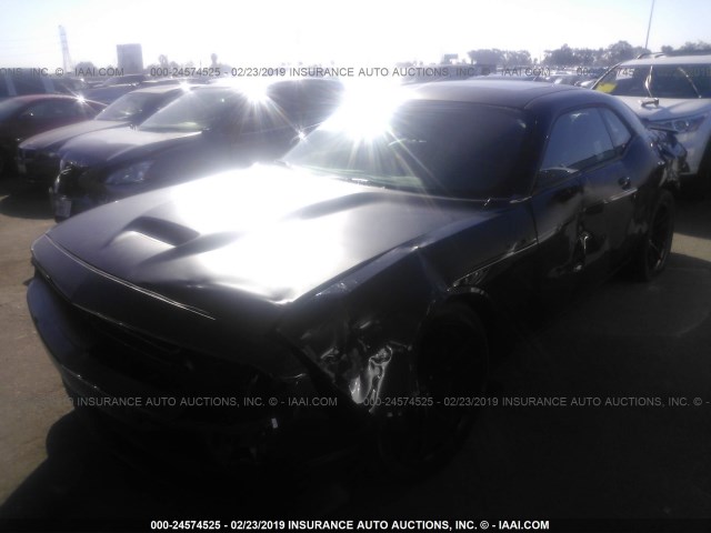 2C3CDZFJ0JH116693 - 2018 DODGE CHALLENGER R/T 392 BLACK photo 2