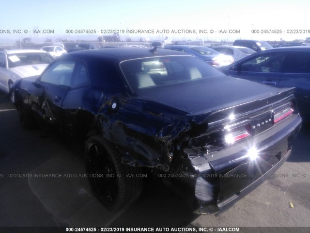 2C3CDZFJ0JH116693 - 2018 DODGE CHALLENGER R/T 392 BLACK photo 3