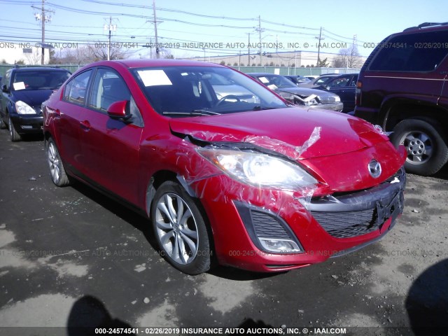 JM1BL1U68B1446267 - 2011 MAZDA 3 S RED photo 1