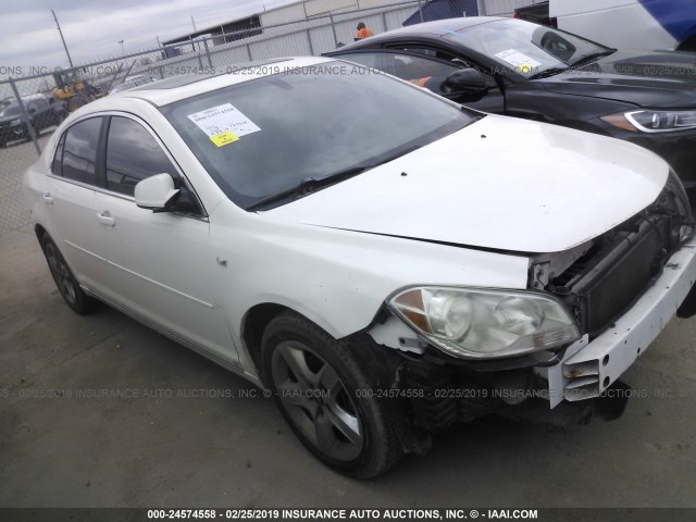 1G1ZH57B784203775 - 2008 CHEVROLET MALIBU 1LT 白色 照片 1