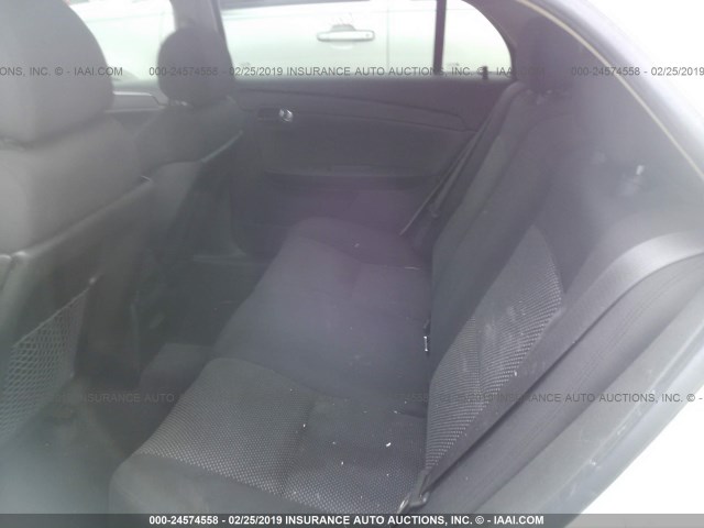 1G1ZH57B784203775 - 2008 CHEVROLET MALIBU 1LT 白色 照片 8