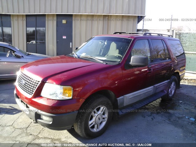 1FMPU16566LA42977 - 2006 FORD EXPEDITION XLT RED photo 2