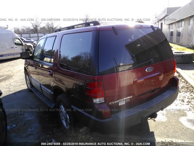 1FMPU16566LA42977 - 2006 FORD EXPEDITION XLT RED photo 3