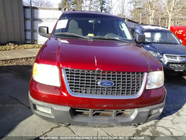 1FMPU16566LA42977 - 2006 FORD EXPEDITION XLT RED photo 6