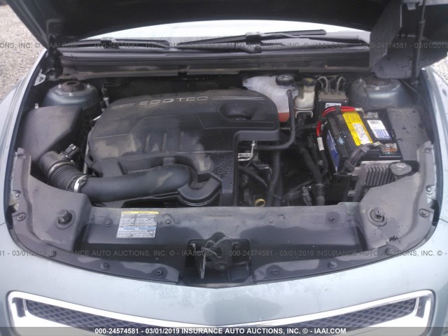 1G1ZG57B79F159737 - 2009 CHEVROLET MALIBU LS BLUE photo 10