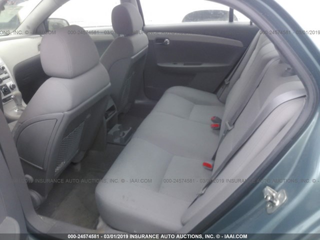 1G1ZG57B79F159737 - 2009 CHEVROLET MALIBU LS BLUE photo 8