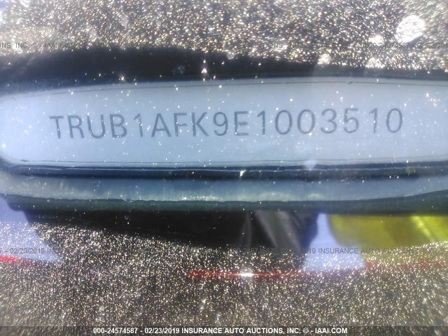 TRUB1AFK9E1003510 - 2014 AUDI TTS PREMIUM PLUS RED photo 9