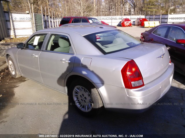 2C3KA43R76H282315 - 2006 CHRYSLER 300 SILVER photo 3