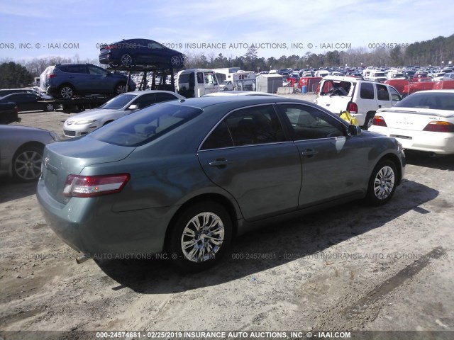 4T1BF3EK8AU508631 - 2010 TOYOTA CAMRY SE/LE/XLE 绿色 照片 4