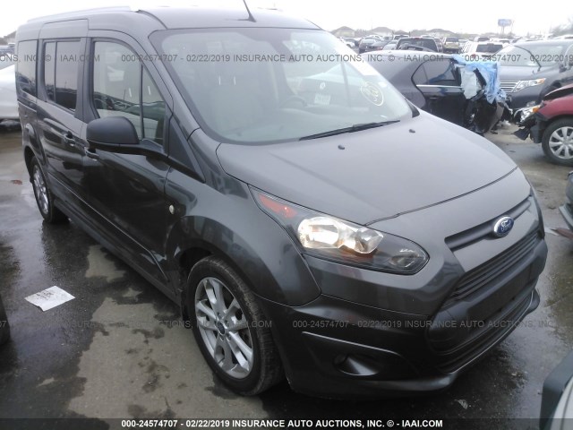 NM0GS9F74F1187938 - 2015 FORD TRANSIT CONNECT XLT GRAY photo 1