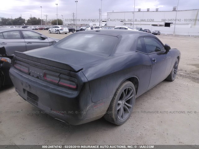 2C3CDZAGXJH226842 - 2018 DODGE CHALLENGER SXT BLACK photo 4