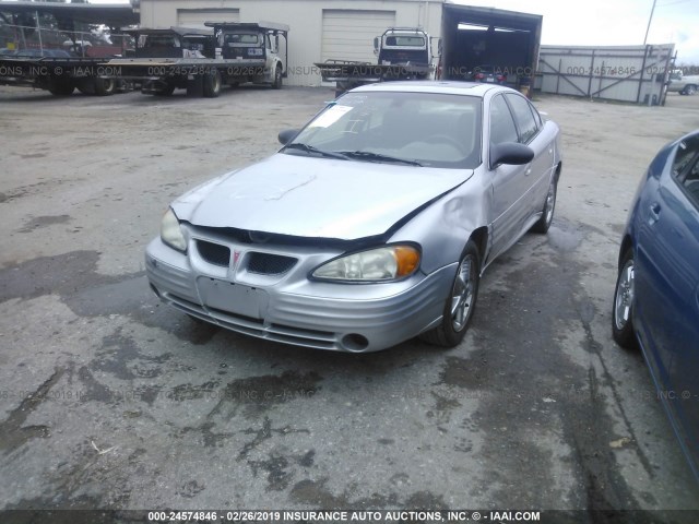 1G2NF52F02C266921 - 2002 PONTIAC GRAND AM SE1 SILVER photo 2