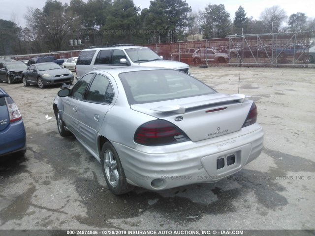 1G2NF52F02C266921 - 2002 PONTIAC GRAND AM SE1 SILVER photo 3