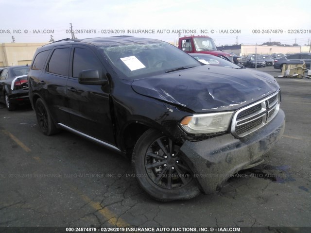 1C4RDHAG2HC638573 - 2017 DODGE DURANGO SXT BLACK photo 1