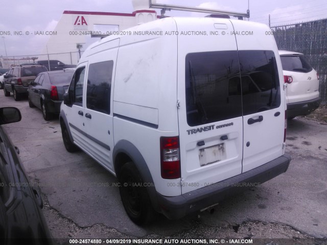 NM0LS6AN7BT044578 - 2011 FORD TRANSIT CONNECT XL WHITE photo 3