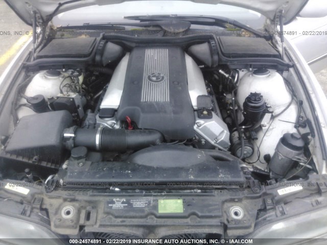 WBADN6344YGM64378 - 2000 BMW 540 I AUTOMATIC SILVER photo 10