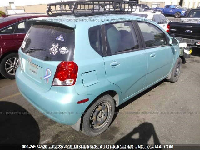 KL1TD66666B522006 - 2006 CHEVROLET AVEO LS Unknown photo 4