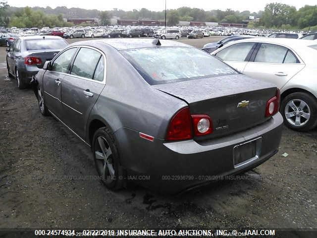 1G1ZC5E01CF157521 - 2012 CHEVROLET MALIBU 1LT 棕色 照片 3