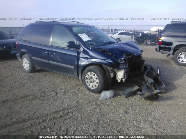 1C4GP45R05B356999 - 2005 CHRYSLER TOWN & COUNTRY  BLUE photo 1