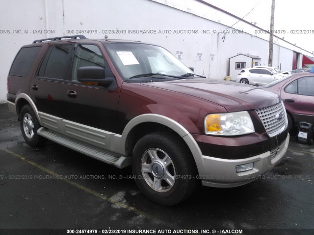 1FMFU18546LA56563 - 2006 FORD EXPEDITION EDDIE BAUER Dark Brown photo 1