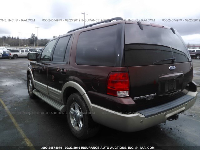 1FMFU18546LA56563 - 2006 FORD EXPEDITION EDDIE BAUER Dark Brown photo 3