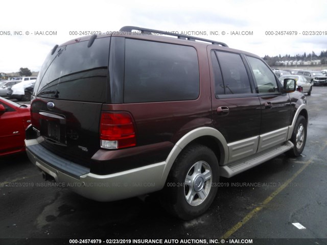 1FMFU18546LA56563 - 2006 FORD EXPEDITION EDDIE BAUER Dark Brown photo 4