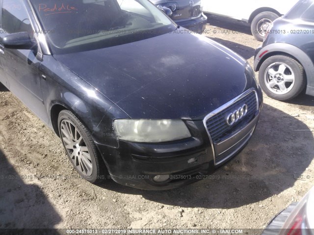 WAUMF78P46A003140 - 2006 AUDI A3 2.0 SPORT BLACK photo 6