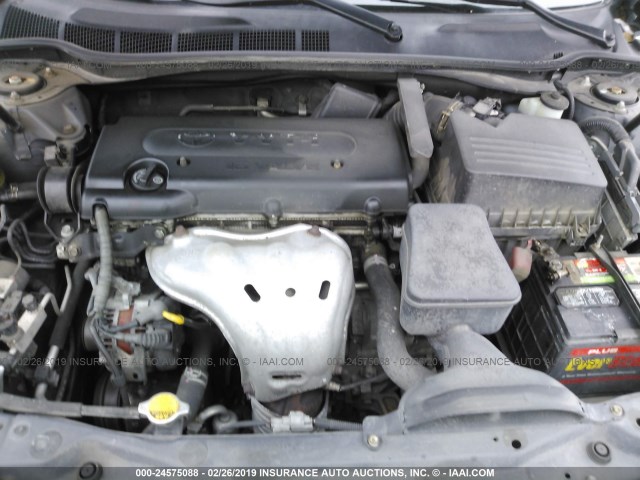 4T1BE46K27U521018 - 2007 TOYOTA CAMRY NEW GENERAT CE/LE/XLE/SE GRAY photo 10