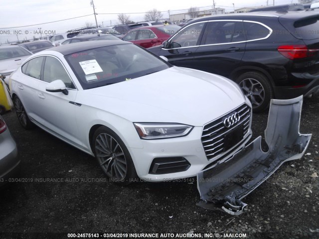 WAUBNCF52JA050406 - 2018 AUDI A5 PREMIUM PLUS WHITE photo 1