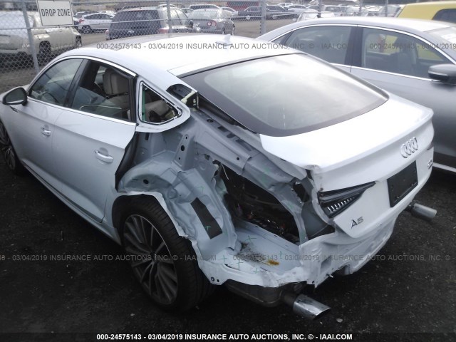 WAUBNCF52JA050406 - 2018 AUDI A5 PREMIUM PLUS WHITE photo 3