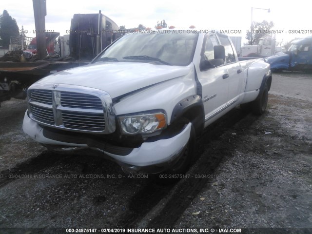 3D7MA48DX4G144532 - 2004 DODGE RAM 3500 ST/SLT WHITE photo 2